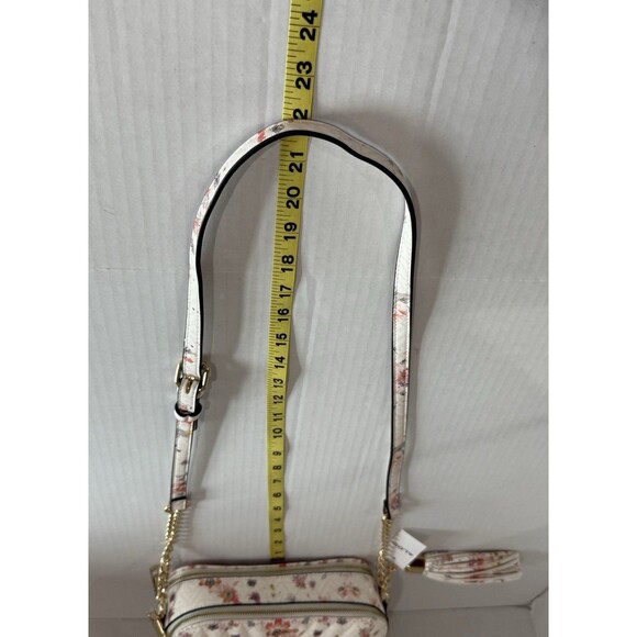 Aldo Crossbody Floral Vibrant Pattern Quilted Bag, Gold-Tone Hardware New W/Tag - Picture 10 of 16